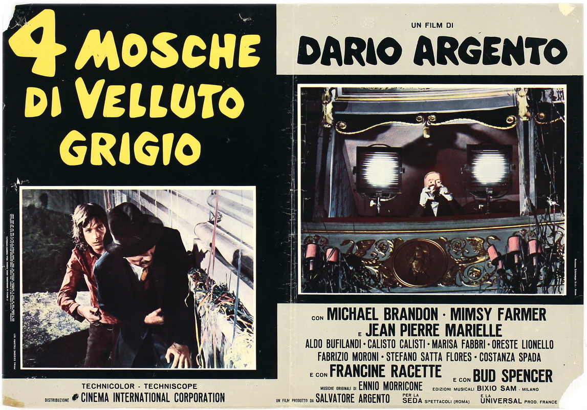 4 mosche di velluto grigio