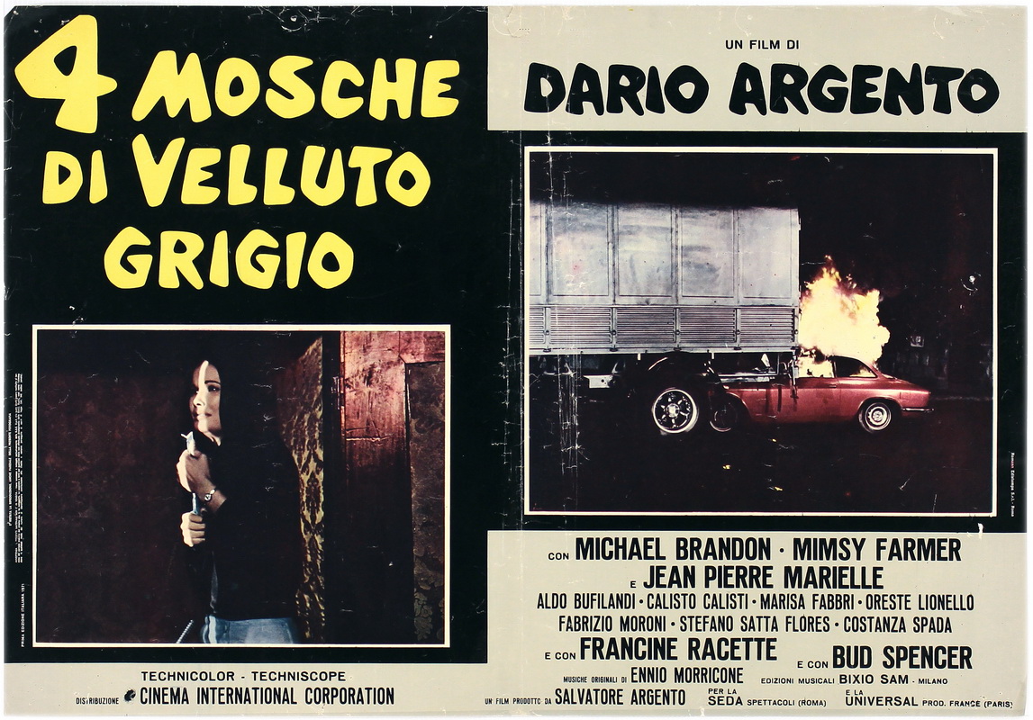 4 mosche di velluto grigio