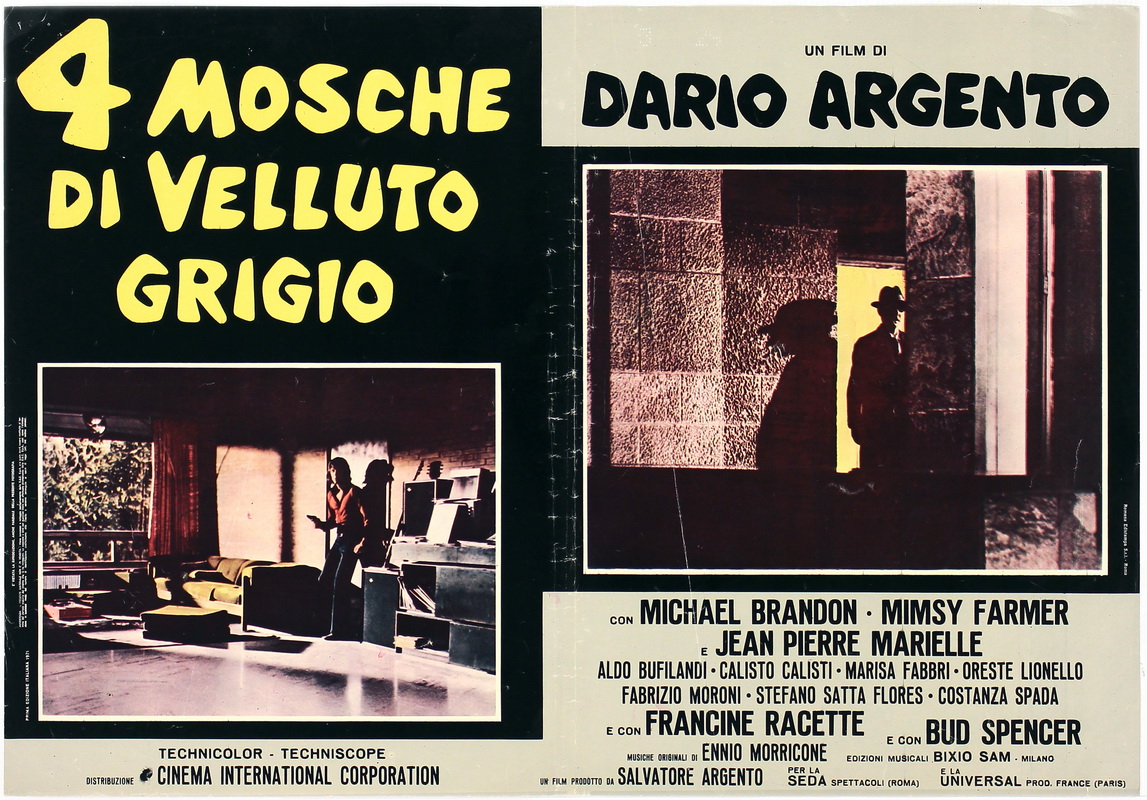 4 mosche di velluto grigio